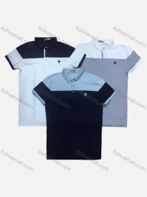 Wholesale Men's Short Sleeve Colorblock Polo Shirt, LIUHUA CLOTHING WHOLESALE