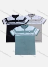 Wholesale Men's Short Sleeve Ink Splash Print Splicing Polo Shirt - Liuhuamall