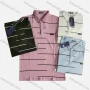 Wholesale Men's Short Sleeve Patch Label Striped Polo Shirt preview