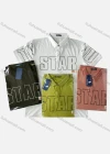 Wholesale Men's Short Sleeve Letter Print Polo Shirt - Liuhuamall