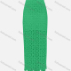 Wholesale Women's Elegant 100%Cotton Plain Scallop Hem Hollow Out Maxi Skirt SC3573# Green Wholesale Clothing Market & Suppliers -LIUHUAMALL