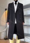 Wholesale Women's Plain Lapel Long Sleeve Mid Length Suit Coat - Liuhuamall
