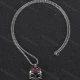 Wholesale Stainless Steel Skull Carved Necklace SP0868# Silver Clothing Wholesale Market Liuhua