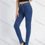 Wholesale Women's Casual 5 Pocket High Waist Zip Fly Ankle Length Skinny Jean 312# preview