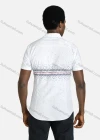 Wholesale Men's Casual Short Sleeve Abstract Print Button Down Shirt - Liuhuamall