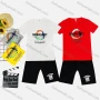 Wholesale Boy's Casual Pattern & Letter Print Round Neck Short Sleeve Tee & Shorts 2 Piece Set preview