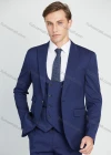 Wholesale Men's Formal Single Breasted Plain Suit Jacket 3 Piece Set - Liuhuamall