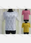 Wholesale Women's Casual Round Neck Hollow Out Plain Knit Top - Liuhuamall