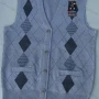 Wholesale Men's Casual Sleeveless Argyle Print Button Down Knit Sweater Vests preview