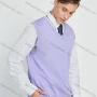 Wholesale Men's Classic Plain V Neck Sleeveless Jumpers Knit Sweater Vest preview