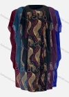 Wholesale Women's Islamic Muslim Glamorous Sequin Glitter Arabic Dubai Translucent Maxi Cover Up Kaftan Dress - Liuhuamall