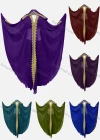 Wholesale Women's Muslim Islamic Modest Arabic Dubai Embroidery Beaded Hooded Kaftan Cloak - Liuhuamall