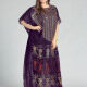 Women's Glamorous Arabic Dubai Sequin Glitter Translucent Muslim Islamic Cover Up Maxi Dress 19# Clothing Wholesale Market -LIUHUA