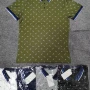 Wholesale Men's Casual 100%Cotton Contrast Short Sleeve Polo Shirt preview