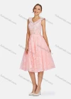 Wholesale Women's Elegant Embroidered Pearl Decor Rhinestone Evening Dress 8492# - Liuhuamall