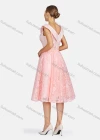 Wholesale Women's Elegant Embroidered Pearl Decor Rhinestone Evening Dress 8492# - Liuhuamall