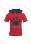 Wholesale Boys Casual Short Sleeve Hoodie - Liuhuamall