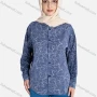 Wholesale Women's Floral Print Regular Fit Patch Pocket Button Down Casual Shirt Without Hijab preview