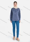 Wholesale Women's Floral Print Regular Fit Patch Pocket Button Down Casual Shirt Without Hijab - Liuhuamall