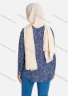 Wholesale Women's Floral Print Regular Fit Patch Pocket Button Down Casual Shirt Without Hijab - Liuhuamall