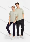 Wholesale Men's Plain Loose Fit Ankle Length Casual Taperd Pants 33218# - Liuhuamall