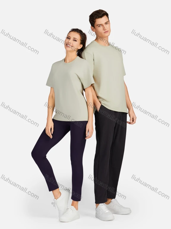 Wholesale Women's Casual Plain High Waist Elastic Skinny Pants J001#