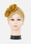 Wholesale Women's Casual Snail Decor Ruched Headwrap Hat - Liuhuamall
