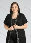 Wholesale Women's Plus Size Casual Short Sleeve Open Front Embroidery Cardigan - Liuhuamall