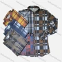 Wholesale Men's Long Sleeve Plaid Print Button Down Casual Shirts preview