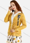 Wholesale Women's Casual Polka Dot Maxi Dress & Letter Print Drawstring Jacket 2 Pieces Set - Liuhuamall
