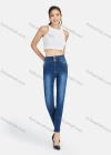 Wholesale Women's Casual Plain Distressed High Waist Skinny Fit Ankle Length Jean - Liuhuamall