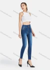 Wholesale Women's Casual Plain Distressed High Waist Skinny Fit Ankle Length Jean - Liuhuamall