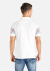 Wholesale Men's Folkloric Print Short Sleeve Casual Polo Shirt - Liuhuamall