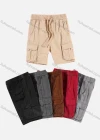 Wholesale Boys Casual Drawstring Flap Pockets Cargo Shorts 59001# - Liuhuamall