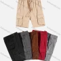 Wholesale Boys Casual Drawstring Flap Pockets Cargo Shorts 59001# preview