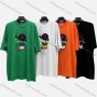Wholesale Men's Casual Cartoon Graphic Round Neck Half Sleeve 100% Cotton Tee preview