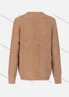Wholesale Women's Casual Mock Neck Long Sleeve Cable Knit Sweater 6018-11# - Liuhuamall