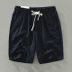 Men's Linen Drawstring Loose Fit Casual Shorts Black Clothing Wholesale Market -LIUHUA