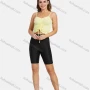 Wholesale Women's Casual Ruched Drawstring Crop Cami Top 2 Piece Set preview