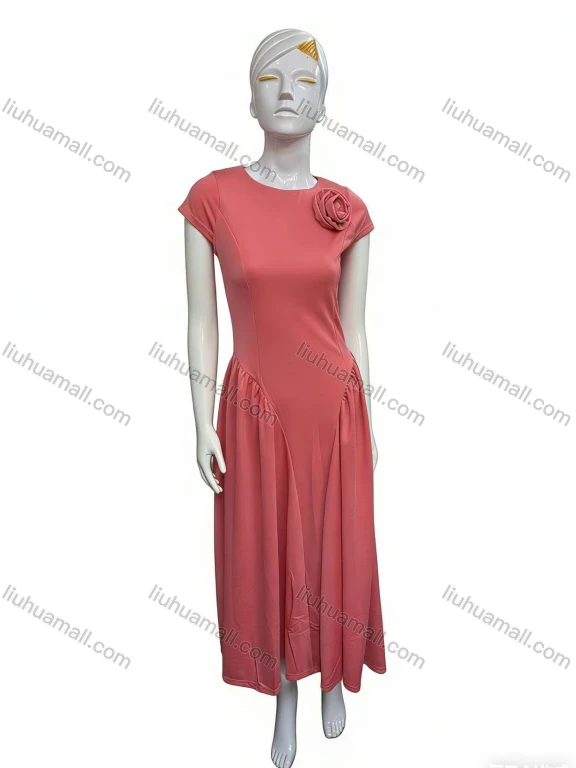 Wholesale Women's 3D Floral Knit Dress