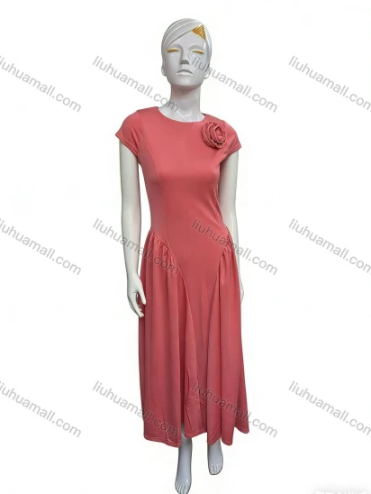 Wholesale Women's 3D Floral Knit Dress