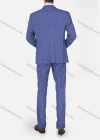 Wholesale Men's Fashion Striped Lapel One Button Pockets Blazer & Pants 2 Piece Sets - Liuhuamall