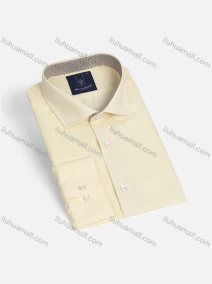 Wholesale Men's Formal Collared Long Sleeve Button Down Plain Shirts, LIUHUA CLOTHING WHOLESALE