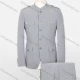 Wholesale Men's Plain Button Down Multiple Pockets Chinese Tunic Suit & Pants 2-Piece Sets BA220307# Gray Clothing Wholesale Market Liuhua
