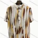 Wholesale 2026 Men's Wholesale In - Stock Slim - Fit Short - Sleeve Printed Shirt, Abstract Pattern Casual Button - Down Shirt Custom Color Clothing Wholesale Market Liuhua