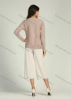 Wholesale Women's Basics Button Front Plain Long Sleeve Cardigan - Liuhuamall