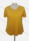 Wholesale Women's Casual Crew Neck Short Sleeve Lace Blouse - Liuhuamall