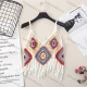 Wholesale Handmade Crochet Crop Top | Boho Square Tank with Tassels | Summer Beach Cover-Up Multi-color Clothing Wholesale Market Liuhua