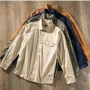 Wholesale Men's Casual Collared Long Sleeve Plain Button Down Shirt preview