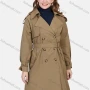 Wholesale Women's Lapel Double Breasted Mid Length Trench Coat With Buckle Belt preview